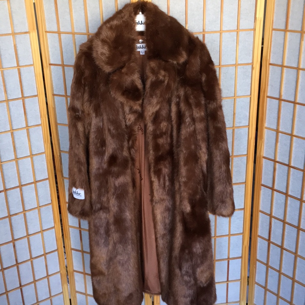 *SOLD* Jakke Katie Faux Fur Mink Coat